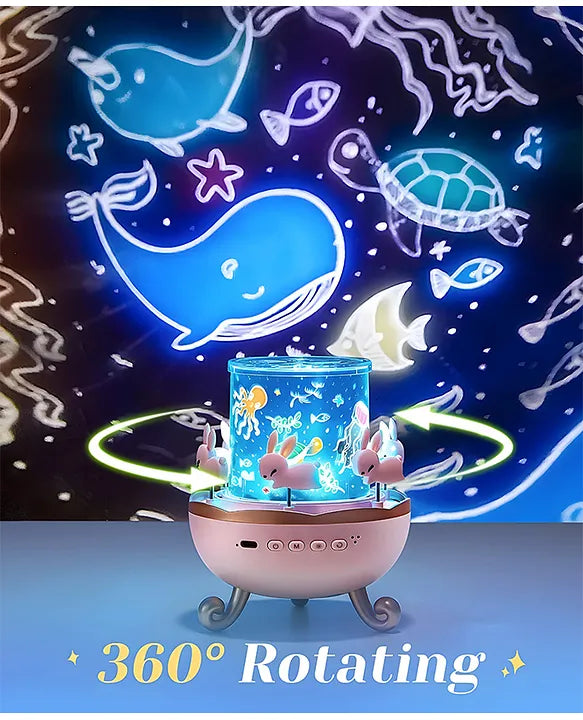 Night Light Rabbit Sky Projector