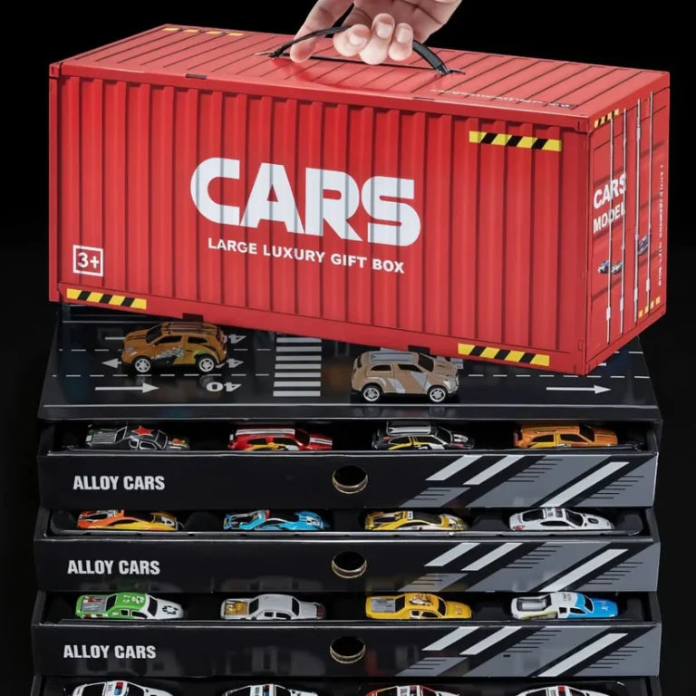 Cars – Luxury Gift Box | 48pcs Alloy Pull-Back Cars for Kids