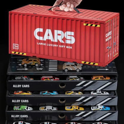 Cars – Luxury Gift Box | 48pcs Alloy Pull-Back Cars for Kids