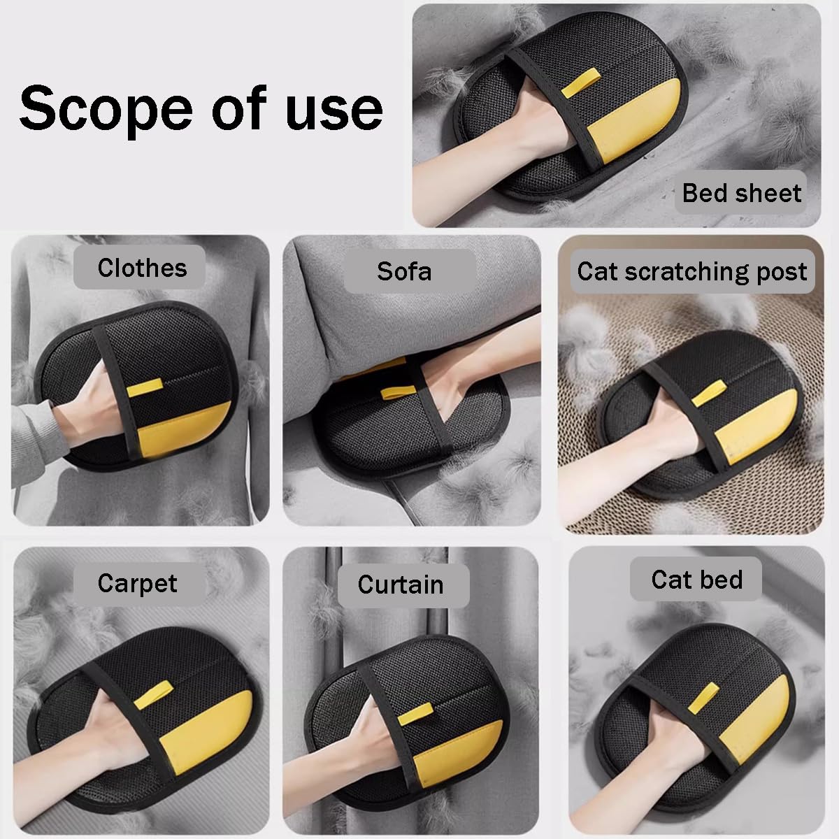 Pet Hair Remover Gloves