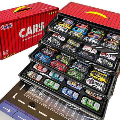 Cars – Luxury Gift Box | 48pcs Alloy Pull-Back Cars for Kids