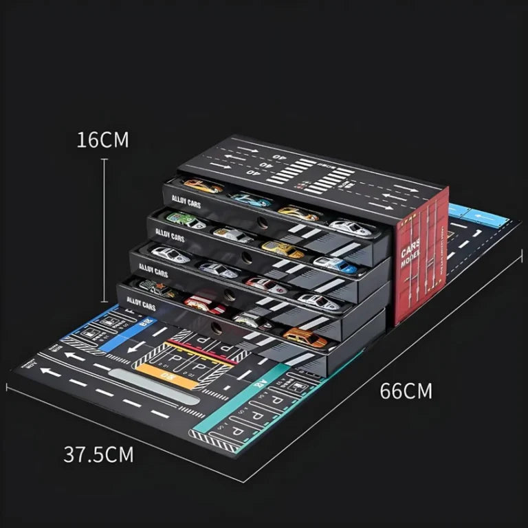 Cars – Luxury Gift Box | 48pcs Alloy Pull-Back Cars for Kids